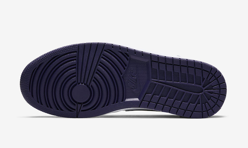 Air Jordan 1 Low Court Purple 553558-125 2019 Release Date