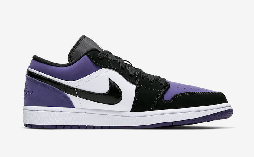 Air Jordan 1 Low Court Purple 553558-125 2019 Release Date