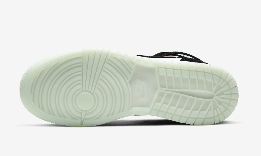 Air Jordan 1 Mid GS Pandaç½è²é»è²èç»¿è²BQ6931-103åå¸æ¥æ