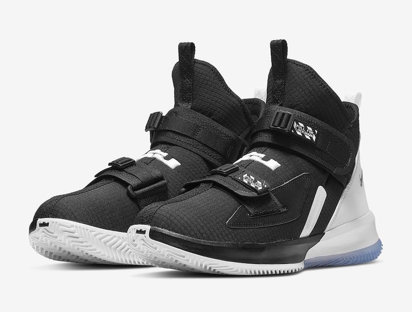 Nike LeBron Soldier 13é»è²éé¬AR4225-001åå¸æ¥æ