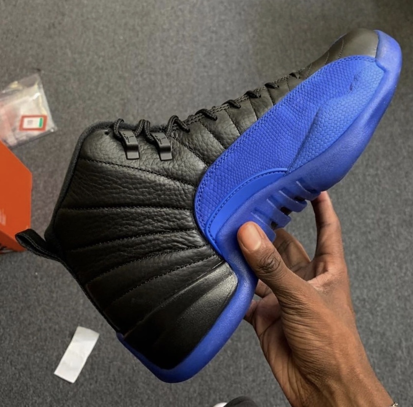 Air Jordan 12 Black Game Royal 130690-014 2019åå¸æ¥æ