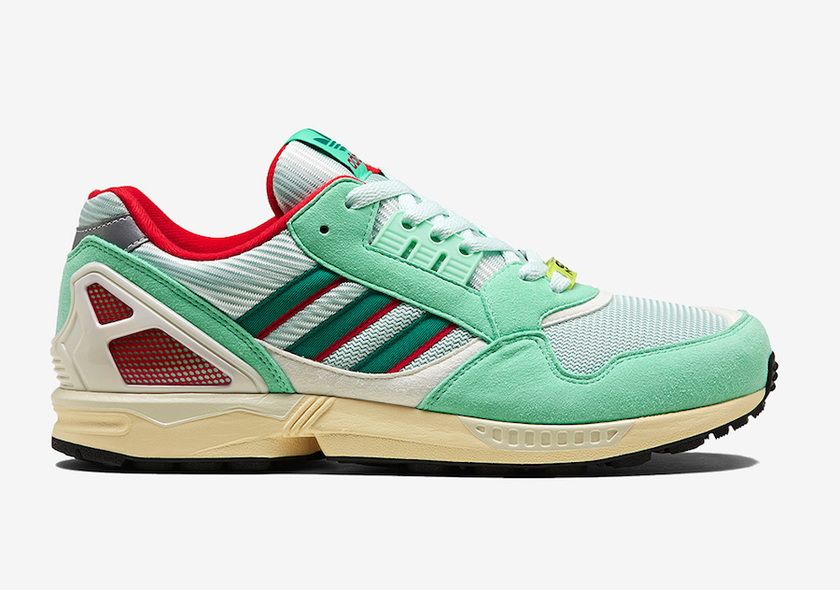 adidas ZX 9000 Mint Scarlet Yellow FU8403åå¸æ¥æ