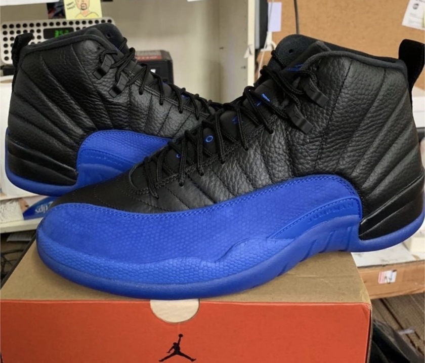Air Jordan 12 Black Game Royal 130690-014 2019åå¸æ¥æ