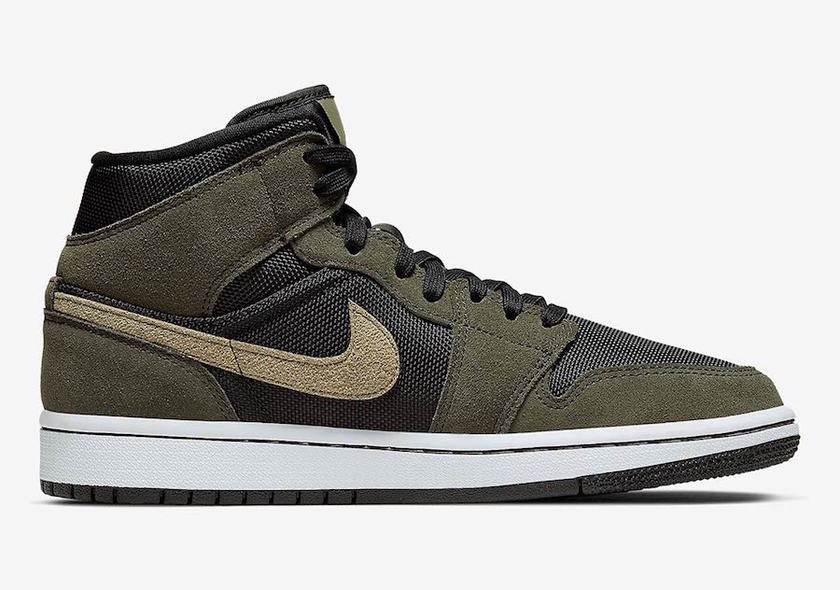 Air Jordan 1 Mid Olive Green BQ6472-030åå:registered:æ¥æ