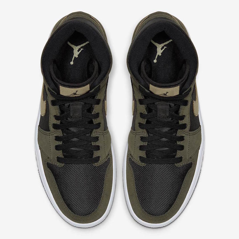 Air Jordan 1 Mid Olive Green BQ6472-030åå:registered:æ¥æ