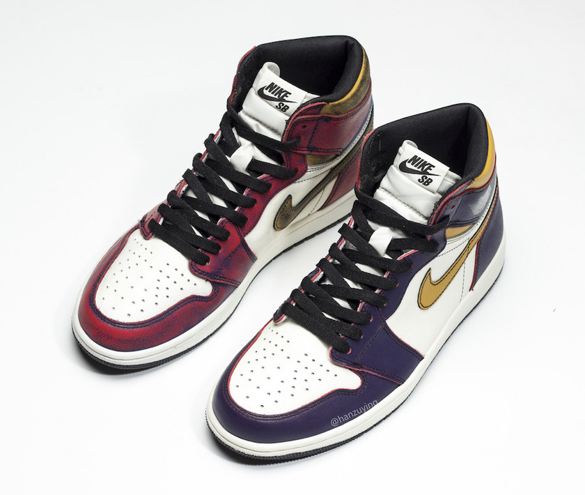 Nike SB Air Jordan 1 Lakers Chicago CD6578-507å叿¥æ