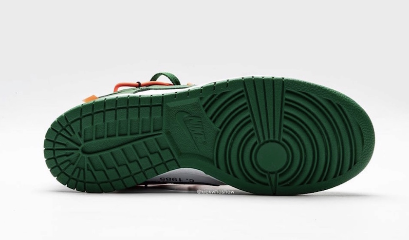 Off-White Nike Dunk Low Pine Green CT0856-100 2019åå¸æ¥æä»·æ ¼