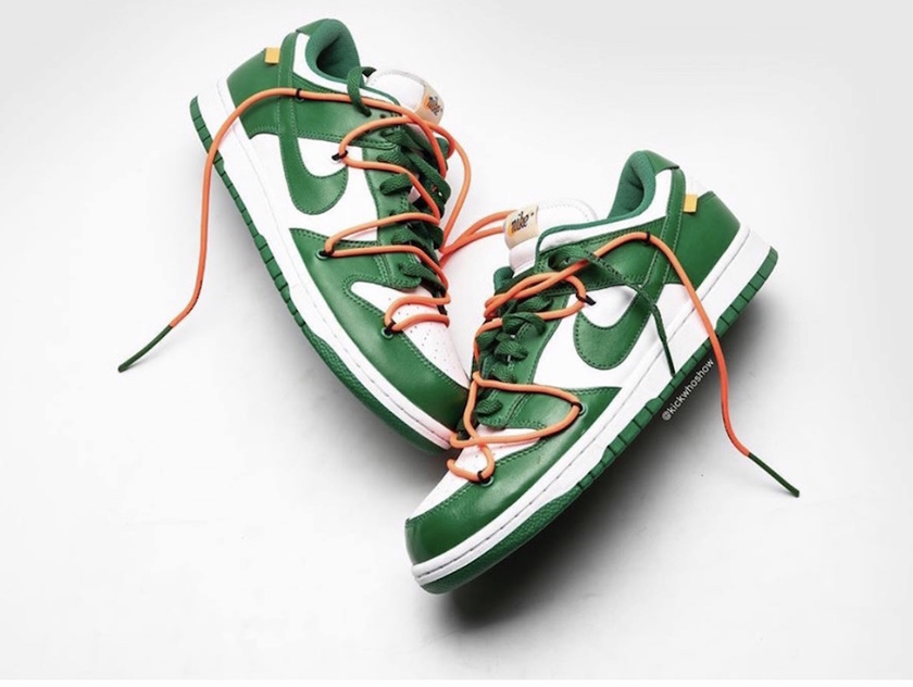 Off-White Nike Dunk Low Pine Green CT0856-100 2019åå¸æ¥æä»·æ ¼