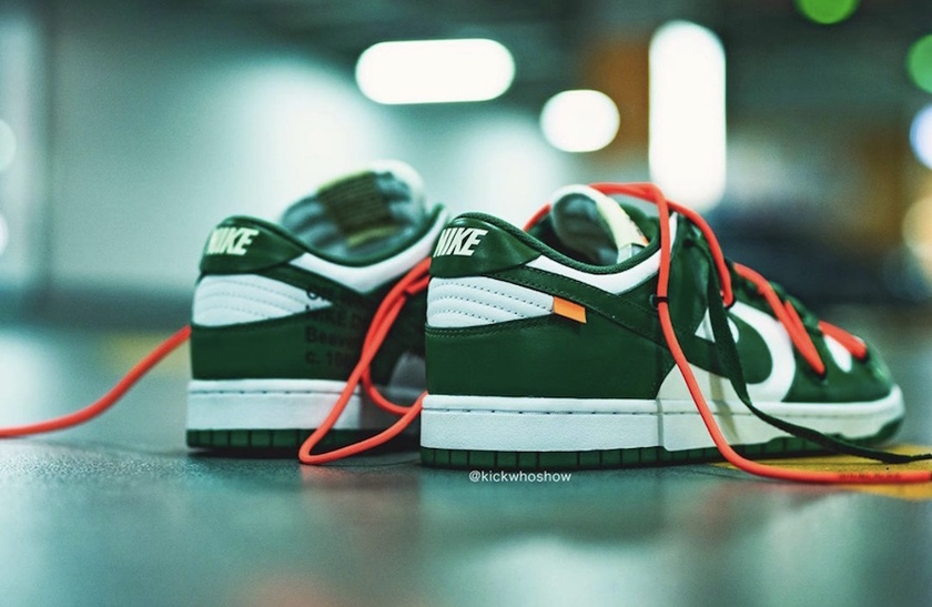 Off-White Nike Dunk Low Pine Green CT0856-100 2019åå¸æ¥æä»·æ ¼