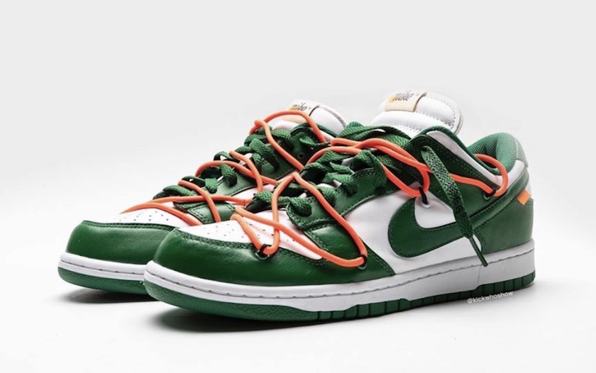 Off-White Nike Dunk Low Pine Green CT0856-100 2019åå¸æ¥æä»·æ ¼