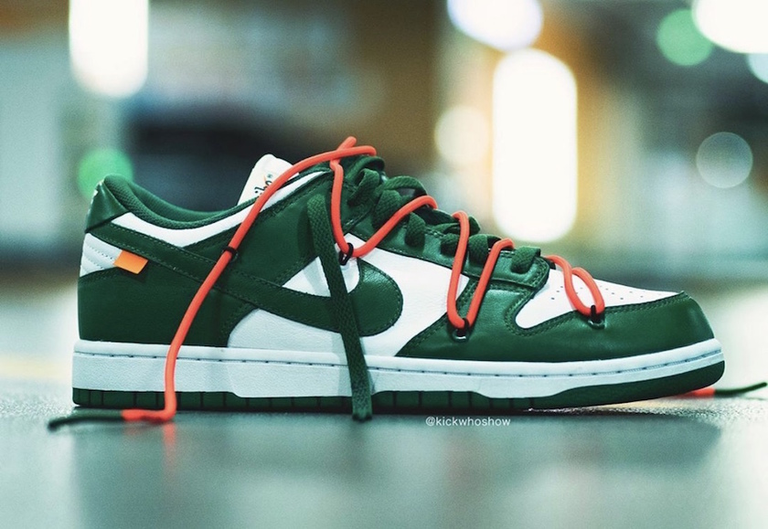 Off-White Nike Dunk Low Pine Green CT0856-100 2019åå¸æ¥æä»·æ ¼
