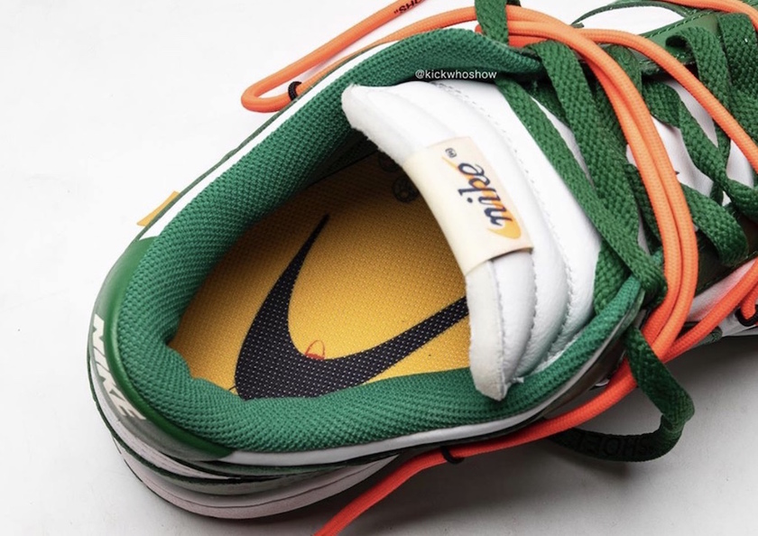 Off-White Nike Dunk Low Pine Green CT0856-100 2019åå¸æ¥æä»·æ ¼