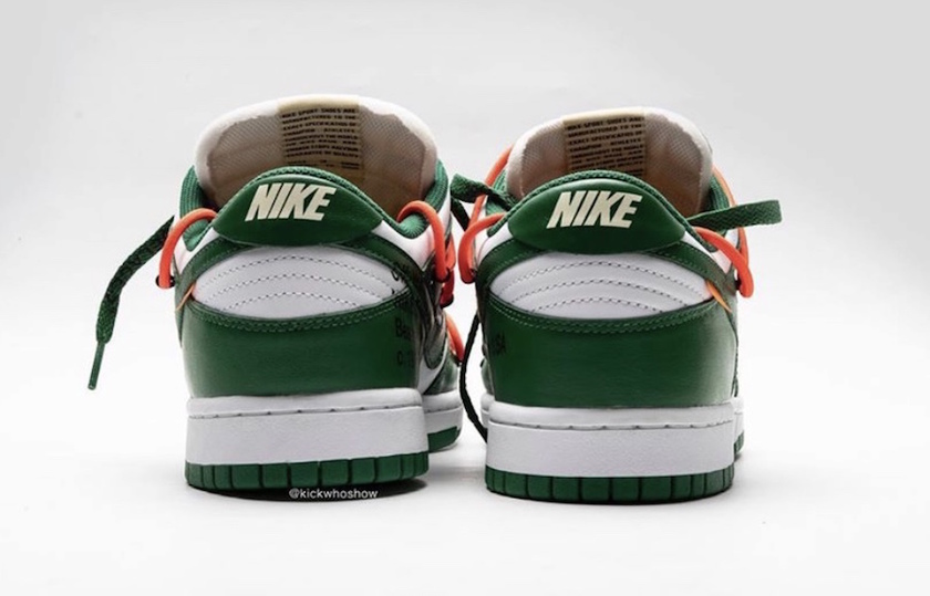 Off-White Nike Dunk Low Pine Green CT0856-100 2019åå¸æ¥æä»·æ ¼