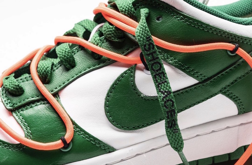 Off-White Nike Dunk Low Pine Green CT0856-100 2019åå¸æ¥æä»·æ ¼