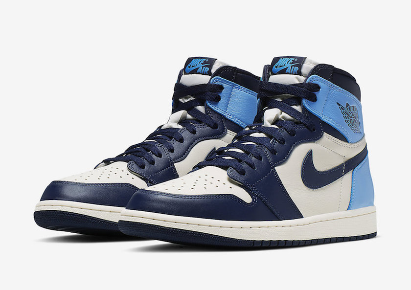 Air Jordan 1 Obsidian University Blue 555088-140 2019å叿¥æä»·æ ¼