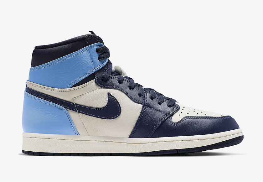 Air Jordan 1 Obsidian University Blue 555088-140 2019å叿¥æä»·æ ¼