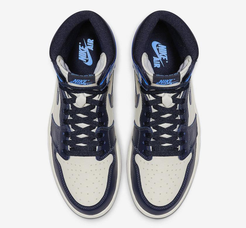 Air Jordan 1 Obsidian University Blue 555088-140 2019å叿¥æä»·æ ¼