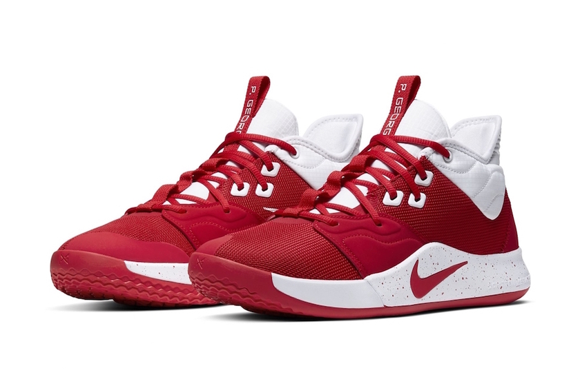 Nike PG 3 Team Bank Redå叿¥æ