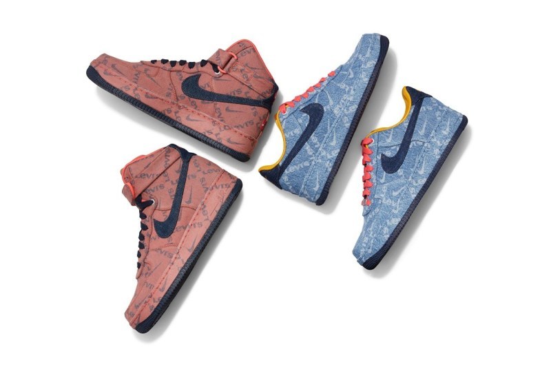 Nike By Levi's ä¸¹å¯§å¸ Air Force 1 çéè¯ä¹ä¼åç»å ´