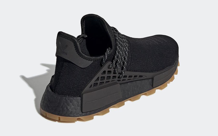 Pharrell adidas NMD Hu Black Gum EG7836åå¸æ¥æ
