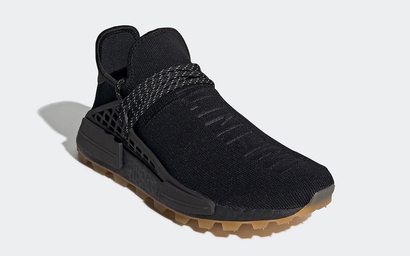 Pharrell adidas NMD Hu Black Gum EG7836åå¸æ¥æ