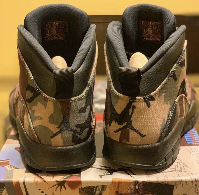 Air Jordan 10 Camo 310805-201åå¸æ¥æ