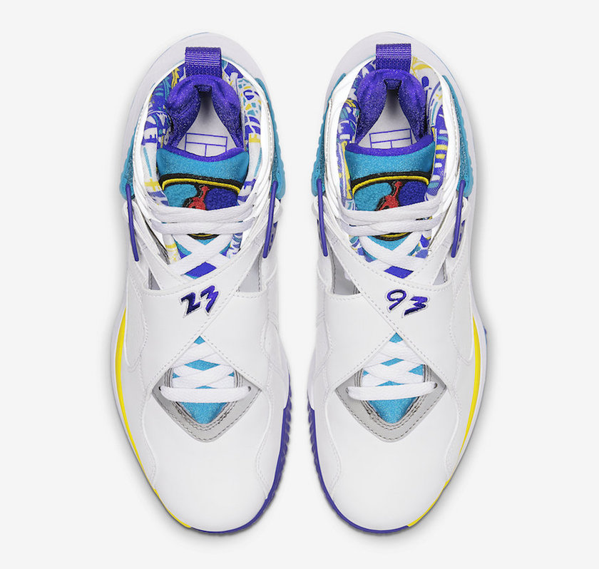 NikeCourt Zoom Zero Jordan 8 Aqua CQ4481-100åå¸æ¥æ