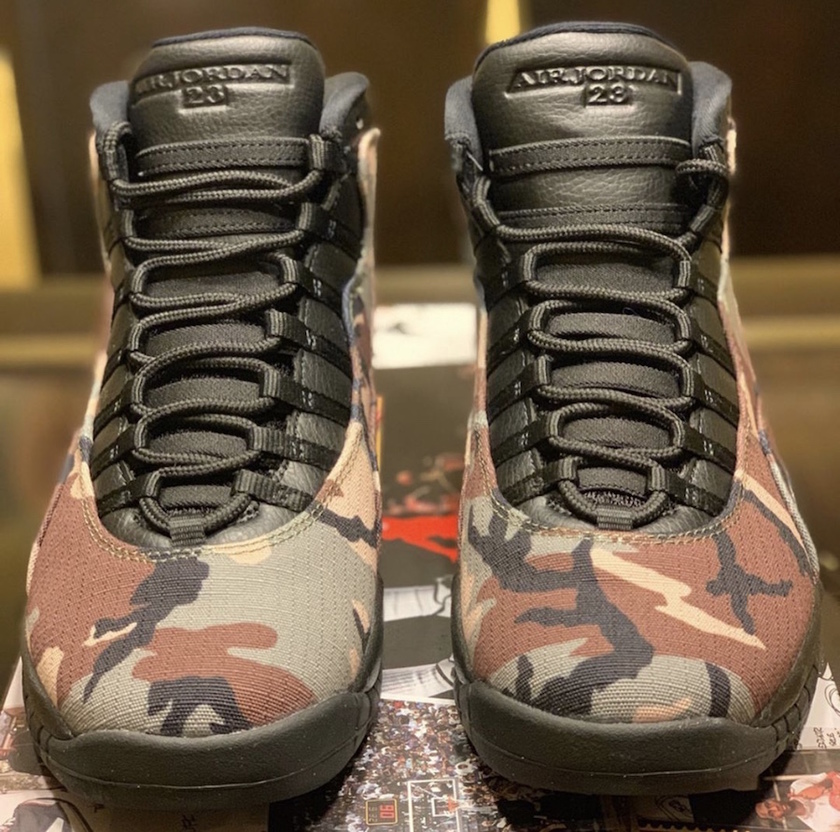 Air Jordan 10 Camo 310805-201åå¸æ¥æ
