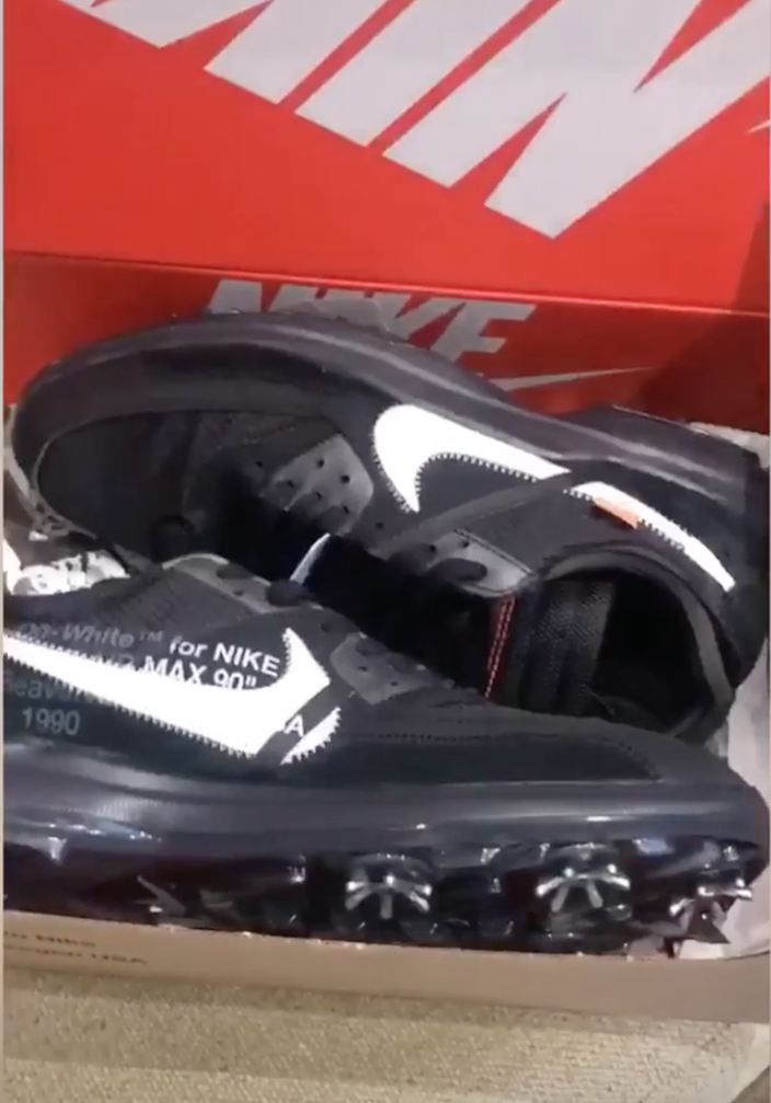 ç°ç½è²Nike Air Max 90é«å°å¤«çéBrooks Koepka