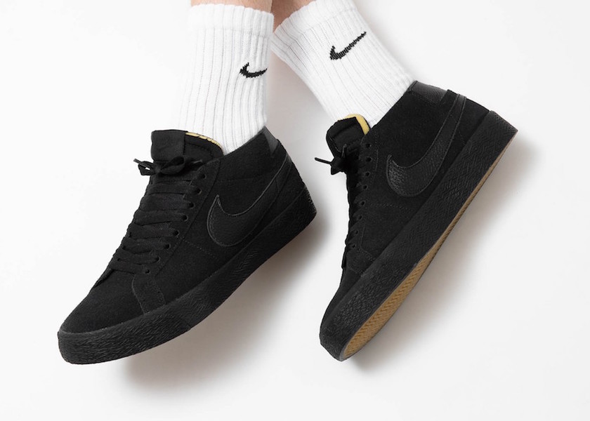 Nike SB Zoom Blazer Chukka Black Gum AT9765-004åå¸æ¥æ