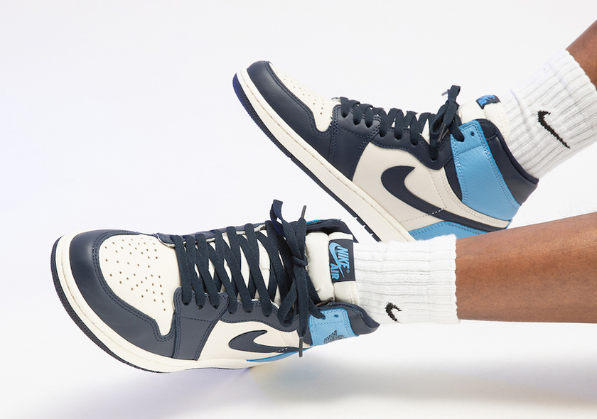 Air Jordan 1 UNC Obsidian University Blue 555088-140 2019å叿¥æ