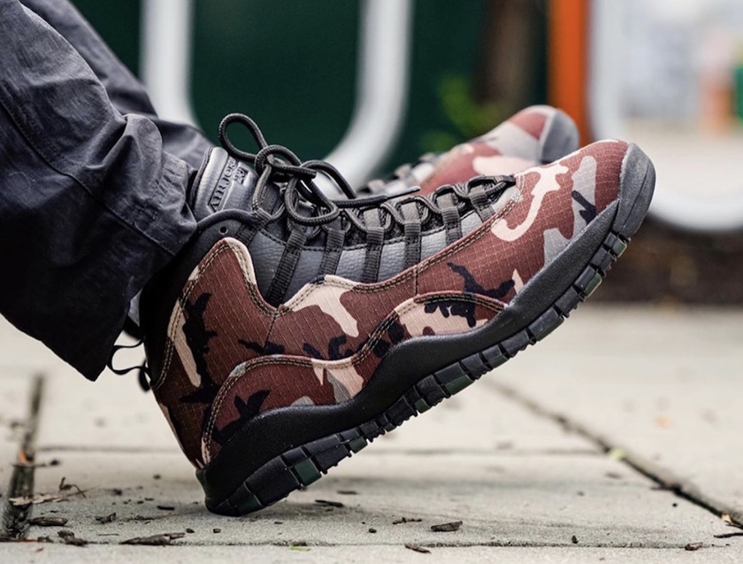 Air Jordan 10 Woodland Camo 310805-201å叿¥æ