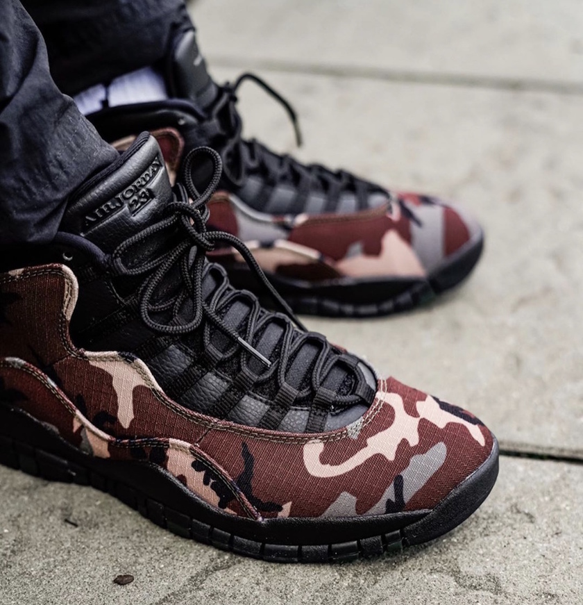 Air Jordan 10 Woodland Camo 310805-201å叿¥æ