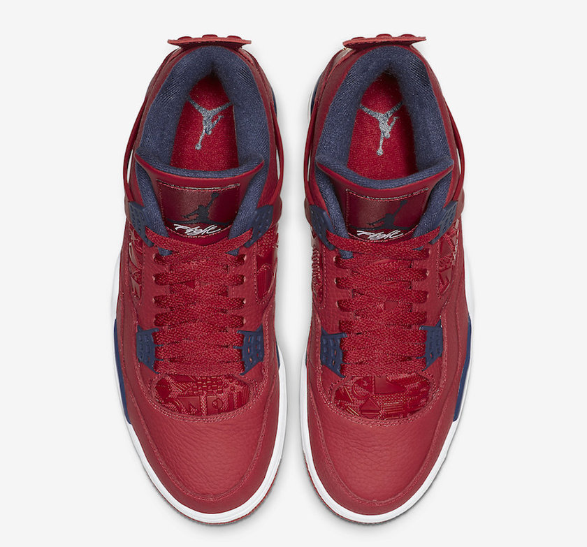 Air Jordan 4 FIBAââ Gym Red CI1184-617 2019å叿¥æä»·æ ¼