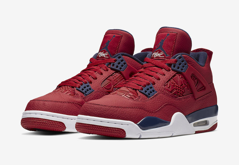 Air Jordan 4 FIBAââ Gym Red CI1184-617 2019å叿¥æä»·æ ¼