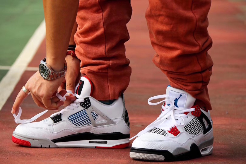 Air Jordan 4ä»ä¹æ¯On-Feet CI1184-146åå¸æ¥æ