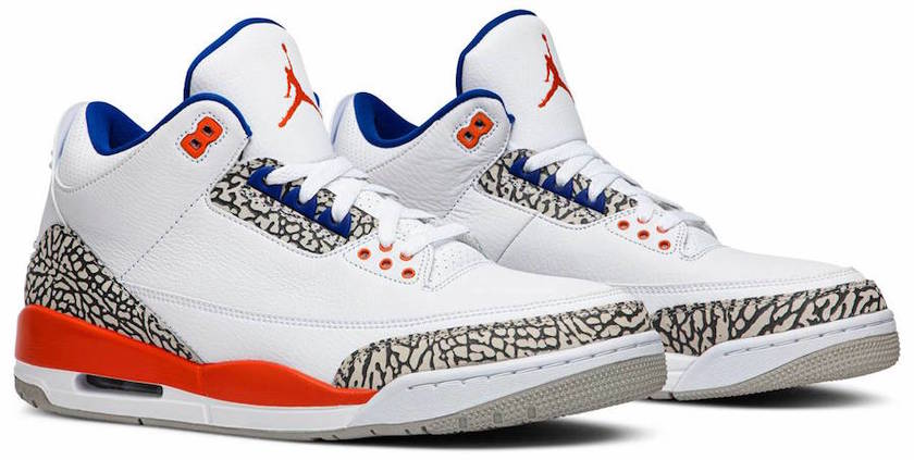 Air Jordan 3 Knicks 136064-148 2019åå¸æ¥æ