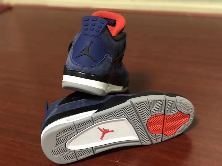 Air Jordan 4 WNTRå¿ è¯èè²Habaneroçº¢è²é»è²CQ9597-401åå¸æ¥æ