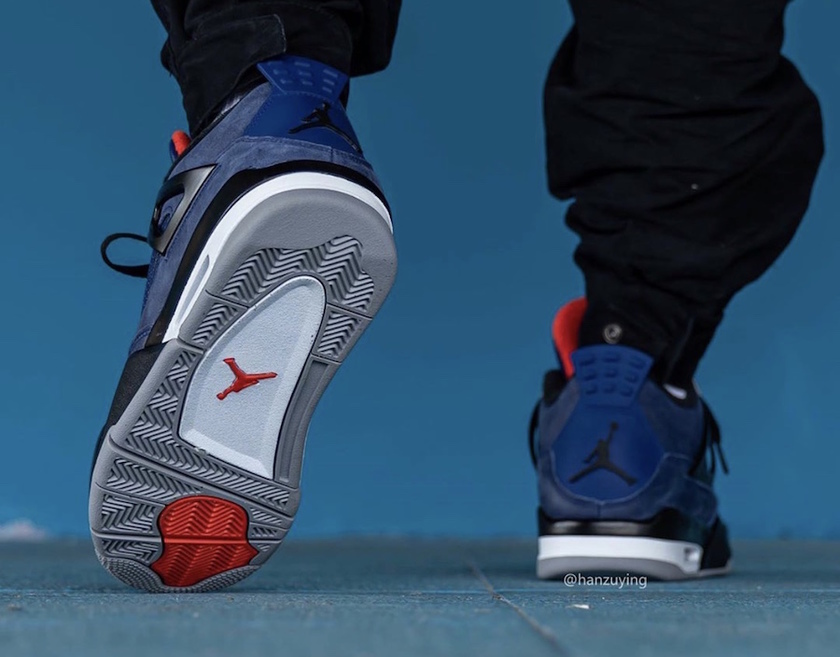 Air Jordan 4 Winter WNTR Loyal Blue CQ9597-401 Release Date On-Feet