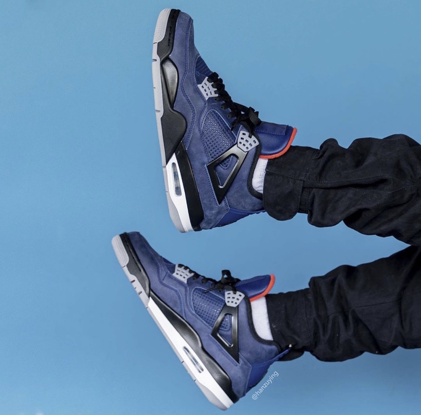 Air Jordan 4 Winter WNTR Loyal Blue CQ9597-401 Release Date On-Feet
