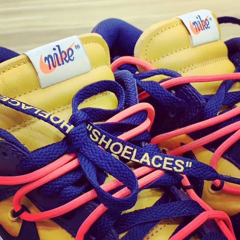 Off-White Nike Dunk Lowå¤§å­¦éåå¤æµ·åCT0856-700åå¸æ¥æ