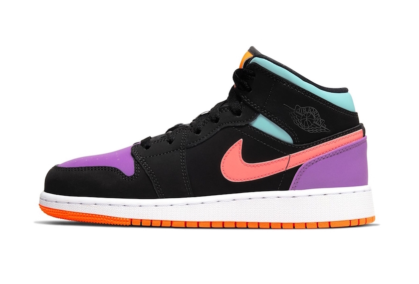 Air Jordan 1 Midå¤è²GSåå¸æ¥æ