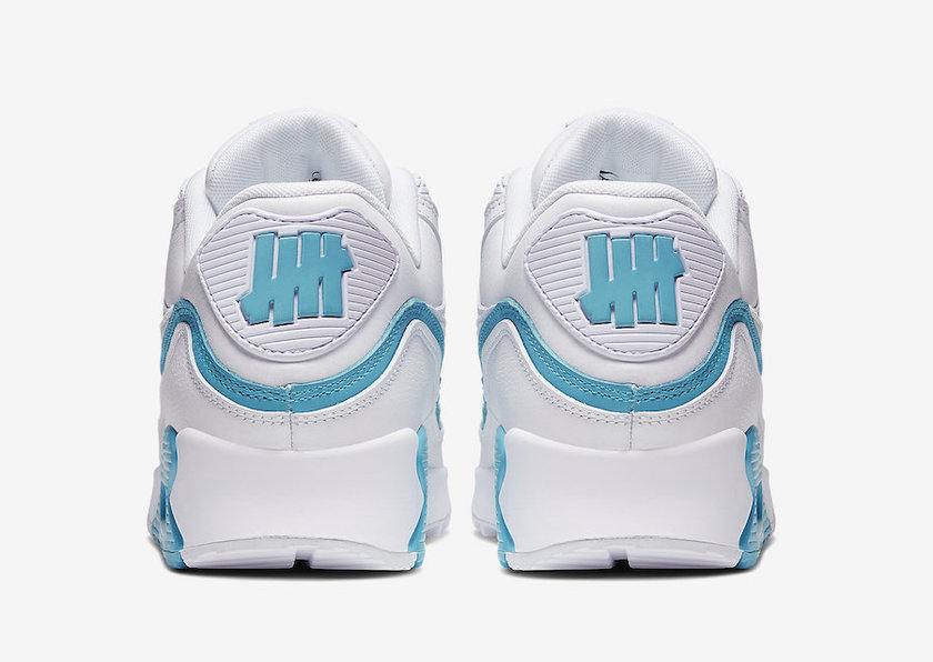 不败的Nike Air Max 90 White Blue Fury CJ7197-102发布日期价格
