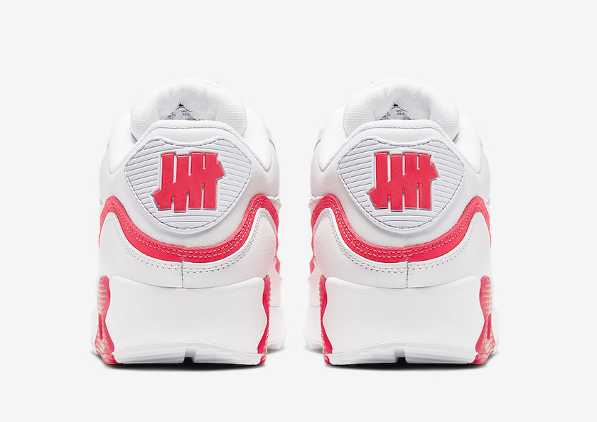 不败的Nike Air Max 90白色太阳能红色CJ7197-103发布日期价格