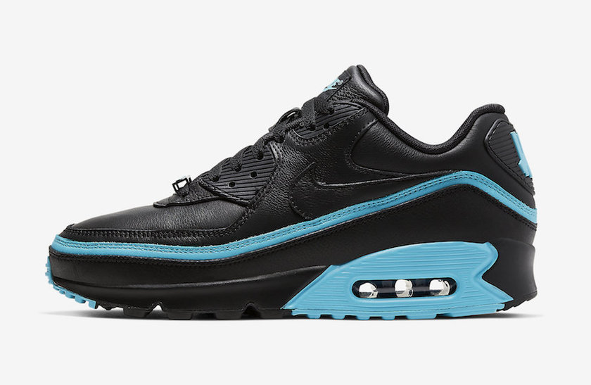 不败的Nike Air Max 90 Black Blue Fury CJ7197-002发布日期价格