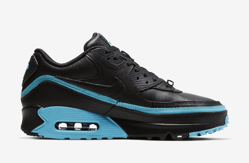 不败的Nike Air Max 90 Black Blue Fury CJ7197-002发布日期价格
