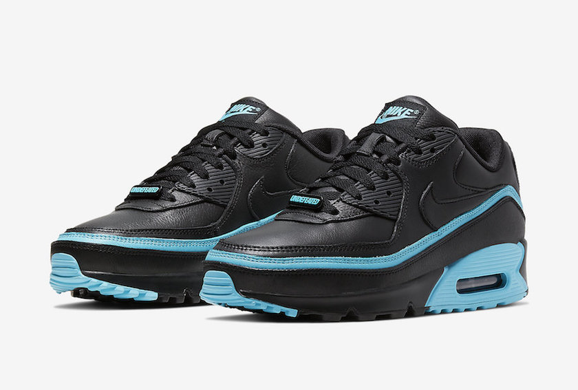 不败的Nike Air Max 90 Black Blue Fury CJ7197-002发布日期价格