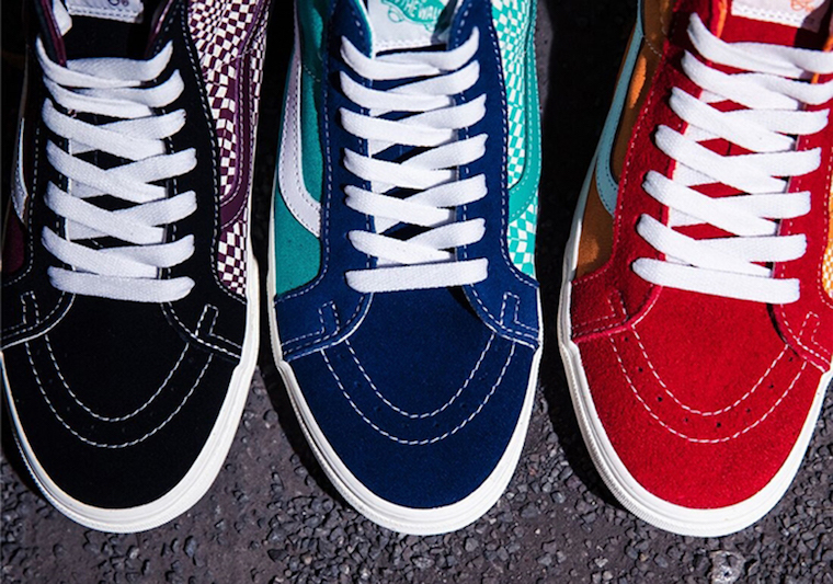 Billys Tokyo Vans Sk8-Mid Warped Check Release Date