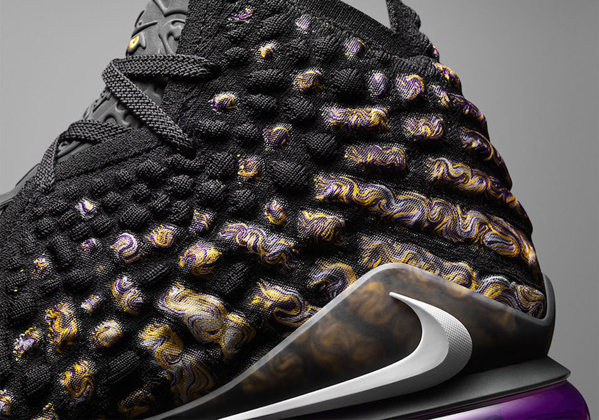 耐克勒布朗17名紫金湖人队