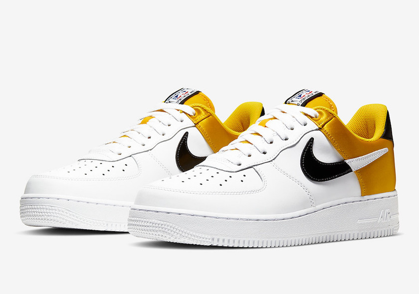 Nike Air Force 1 NBA Amarillo Satin BQ4420-700åå:registered:æ¥æ